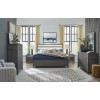 Merrifield Raisin Black Upholstered Panel Bedroom Set