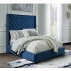 Coralayne Blue Upholstered Bed