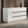 Paradox Platform Bedroom Set (White)