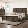 Ashland Panel Bed (Rustic Brown)