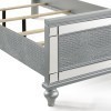Valentino Youth Panel Bed (Silver)