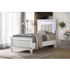 Valentino Youth Panel Bed (White)