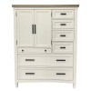 Americana Modern 2 Door Chest w/ 7 Drawers and Workstation