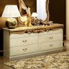 Barocco Double Dresser (Ivory and Gold)