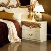 Barocco Nightstand (Ivory and Gold)
