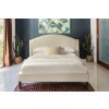 Crescent Milano Snow Upholstered Bed