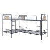 Cordelia Twin over Twin L-Shape Bunk Bed