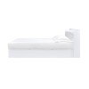 Perse Queen Bookcase Storage Bed