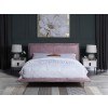 Metis Upholstered Panel Bedroom Set (Pink)