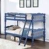 Homestead Twin over Twin Bunk Bed (Dark Blue)