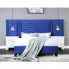 Damazy Upholstered Wall Bed (Blue)