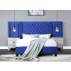Varian Bedroom Set w/ Damazy Wall Bed (Blue)
