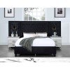 Varian Bedroom Set w/ Damazy Wall Bed (Black)
