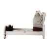 Versailles II Upholstered Panel Bed (Bone White)