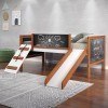 Aurea Twin Loft Bed w/ Slide