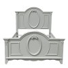 Flora Gray Youth Panel Bed