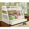 Omnus Youth Bedroom Set w/ Canberra Bunk Bed (White)