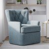 Bryson Full Swivel Accent Chair (Blue)