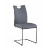 Carina Cantilever Side Chair (Gray) (Set of 4)