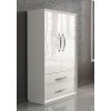 Carmen 2 Door Wardrobe (White)