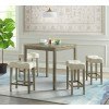 Oak Lawn 5-Piece Counter Height Dining Room Set