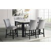 Francesca Counter Height Dining Room Set w/ Grey Chairs