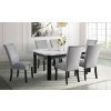 Francesca Dining Room Set w/ Grey Chairs