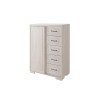 Clara Beige Sliding Door Chest