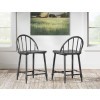 Vintage Market Barnwood Oak Counter Height Dining Room Set