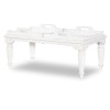 Vintage Market Picket Fence Tray Top Cocktail Table