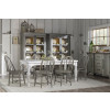 Vintage Market Picket Fence Dining Room Set w/ Northern Moss Windsor Chairs