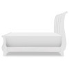 Vintage Market Picket Fence Sleigh Bed