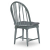 Vintage Market Kettle Black and Barnwood Oak Dining Room Set w/ Windsor Chair Choices