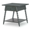 Vintage Market Mallard Green Splayed Bobbin Leg End Table