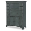 Vintage Market Mallard Green Secretary Cabinet