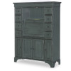 Vintage Market Mallard Green Secretary Cabinet