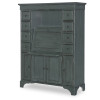 Vintage Market Mallard Green Secretary Cabinet