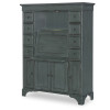 Vintage Market Mallard Green Secretary Cabinet