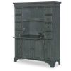 Vintage Market Mallard Green Secretary Cabinet
