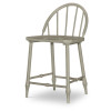 Vintage Market Northern Moss Windsor Counter Height Chair (Set of 2)