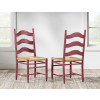 Vintage Market Barnwood Oak Dining Room Set w/ Spiced Apple Windsor Chairs