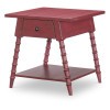 Vintage Market Spiced Apple Splayed Bobbin Leg End Table