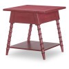 Vintage Market Spiced Apple Splayed Bobbin Leg End Table