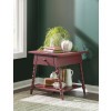 Vintage Market Spiced Apple Splayed Bobbin Leg End Table