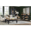 Vintage Market Kettle Black and Barnwood Oak Occasional Table Set