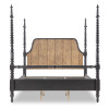 Vintage Market Kettle Black and Barnwood Oak Bobbin Post Bed