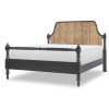 Vintage Market Kettle Black and Barnwood Oak Bobbin Post Bed