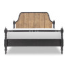 Vintage Market Kettle Black and Barnwood Oak Bobbin Post Bed
