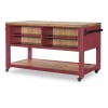 Vintage Market Spiced Apple and Barnwood Oak Kitchen Island