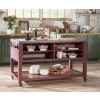 Vintage Market Spiced Apple and Barnwood Oak Kitchen Island